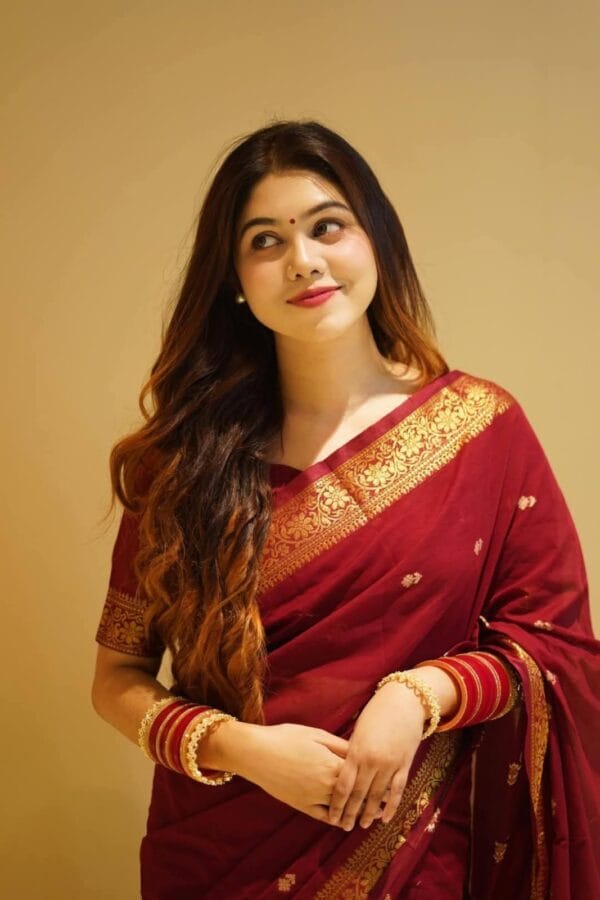 Madhurai Tangail Heritage Silk Saree - ELTU001 - Image 2